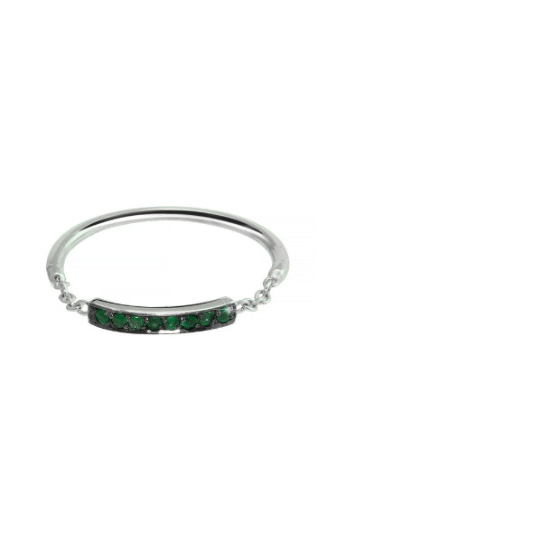 Gold Diamond Bar Ring