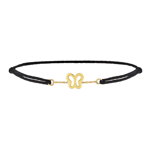Butterfly Bracelet - On thin cord