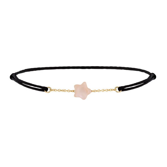 Mother of Pearl Star Bracelet - On thin cord