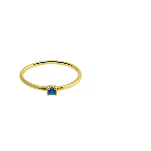 Tres Jolie Diamond Mid Finger Gold Ring