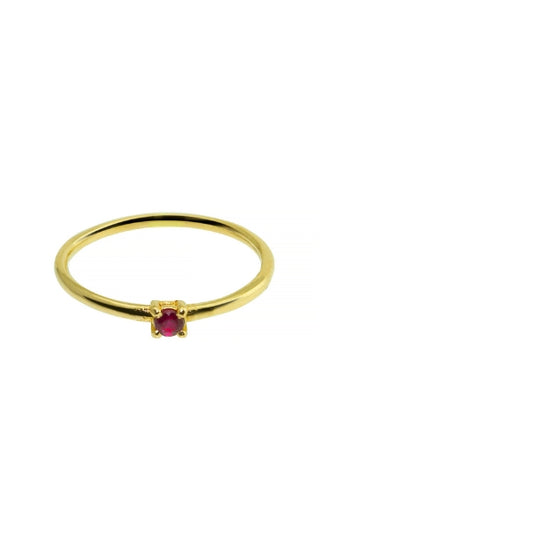 Tres Jolie Diamond Mid Finger Gold Ring