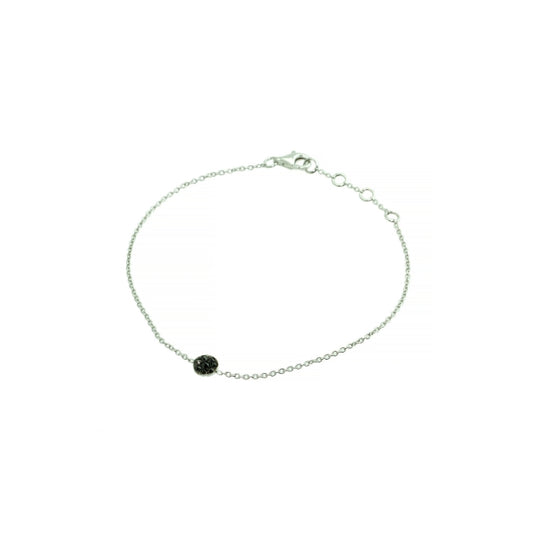 Head Over Heals White Gold Bracelet